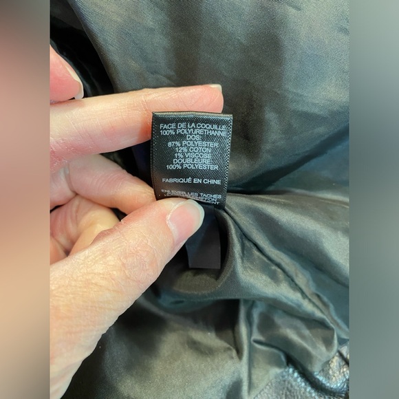 NWT Express Faux Leather Moto jacket Black XL - Picture 6 of 12